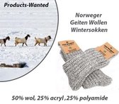 6-Paar Norweger Geiten Wollen Wintersokken-Maat 35-38