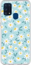 Smartphonebooster Telefoonhoesje - Back Cover - Geschikt Voor Samsung Galaxy M31 - Blue En Blue