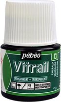 Glasverf - 13 Emerald - Transparant - Pebeo Vitrail - 45 ml