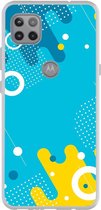 Smartphonebooster Telefoonhoesje - Back Cover - Geschikt Voor Motorola Moto G 5G - Blue En Blue