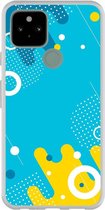 Smartphonebooster Telefoonhoesje - Back Cover - Geschikt Voor Google Pixel 5 - Blue En Blue