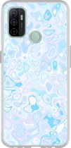 Smartphonebooster Telefoonhoesje - Back Cover - Geschikt Voor Oppo A53s - Blue En Blue
