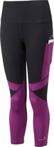 Ronhill Stride Revive Crop Tight Dames Zwart-Paars