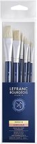Lefranc & Bourgeois Fine Oil brush Penselenset 6 Varkenshaar