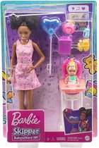 Barbie Skipper Babysitter Speelset - Verjaardag Donker haar