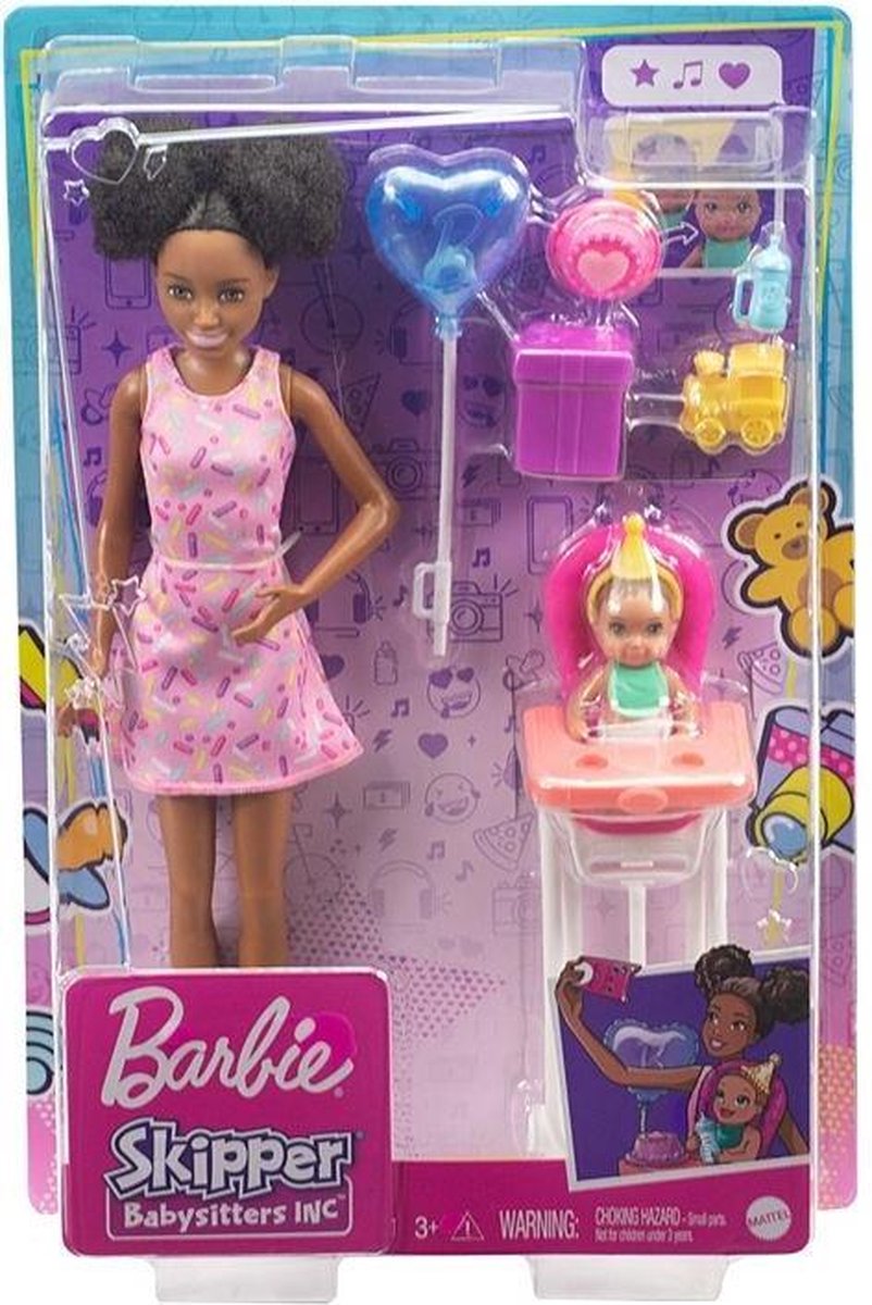 Barbie Babysitter - Donker haar | bol.com