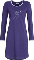 Ringella dames nachthemd L/M love your life  - 42  - Marine