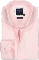 Profuomo Slim Fit  overhemd - roze Oxford soft - strijkvrij - Boordmaat: 42