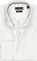Tommy Hilfiger Core classic shirt - regular fit overhemd twill - wit - Strijkvriendelijk - Boordmaat: 39