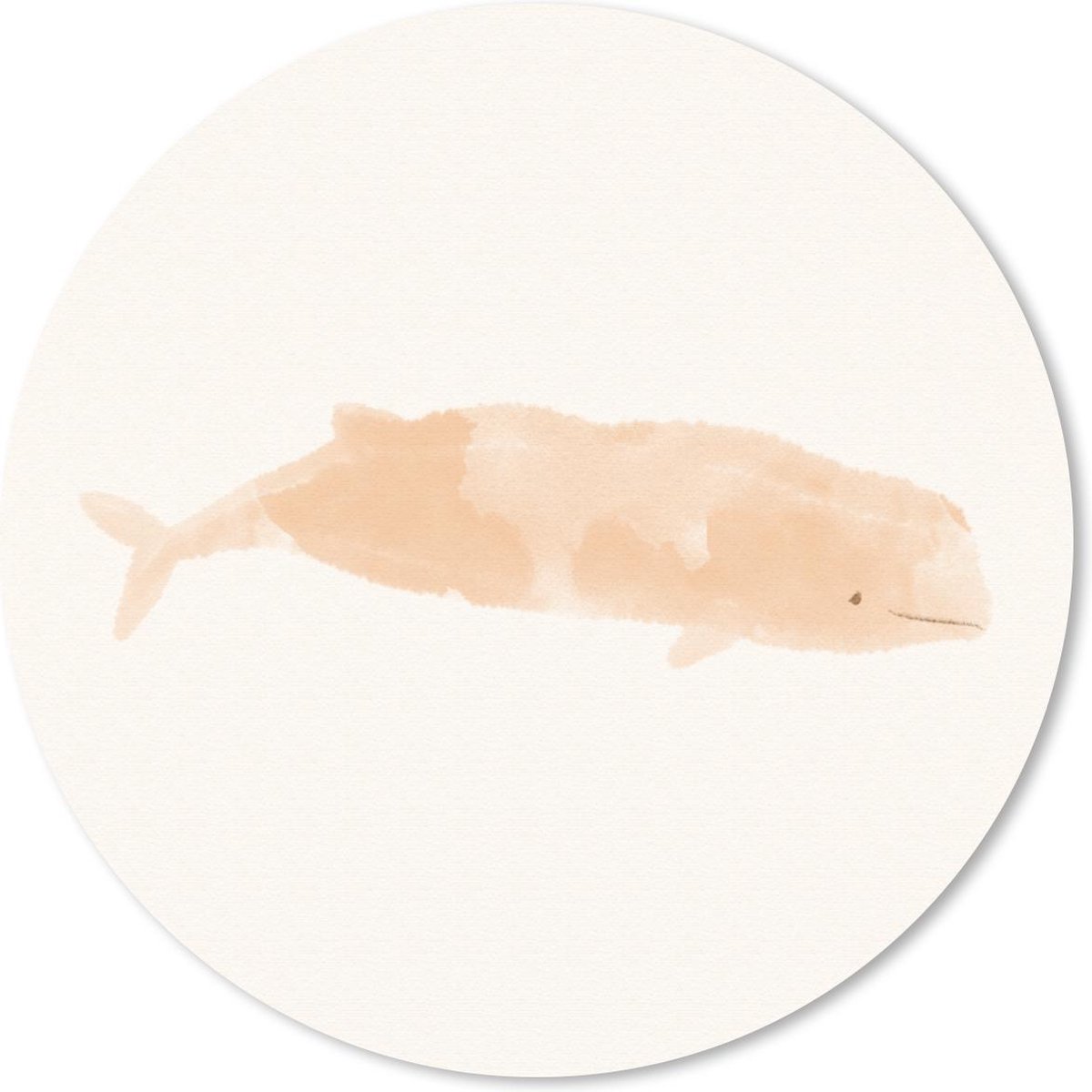 Muismat rond 40x40 cm - Mousepad Vis - Zee - Aquarel - Ronde muismatten