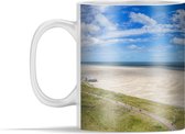 Mok - Zand - Water - Waddeneilanden - 350 ml - Beker