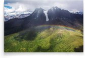 Walljar - Rainbow Hill - Muurdecoratie - Poster