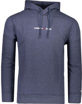 Tommy Hilfiger Sweater Blauw Normaal - Maat XL - Heren - Herfst/Winter Collectie - Katoen;Poleyester;Elastaan