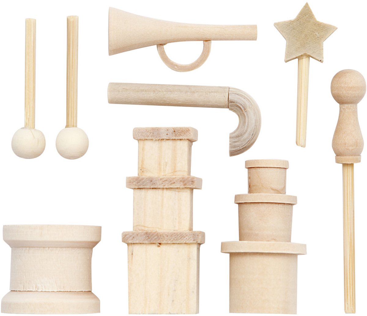 Kleine accessoires, L: 2-5,5 cm, 1 doos