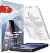 Rosso Apple iPhone 12 / 12 Pro Tempered Glass avec Plateau d'Installation