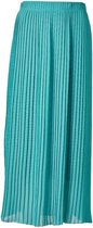 Dames plisse rok  turquoise lang | Maat Onze size (XS-XL)