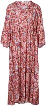 Dames lange jurk bloemenprint | Maat Onze size, XS-XL