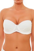 Bruna Voorgevormde Strapless BH - Maat 95C - Ivoor