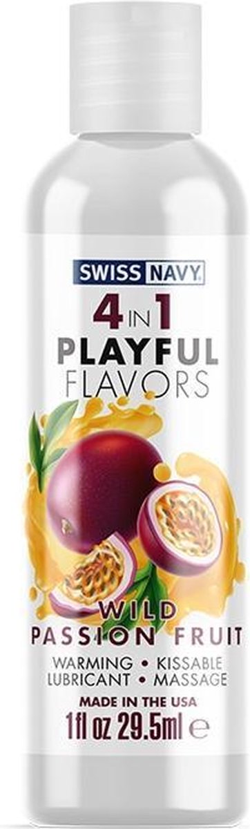Playful 4 In 1 Glijmiddel Met Wild Passion Fruit-Smaak - 30ml