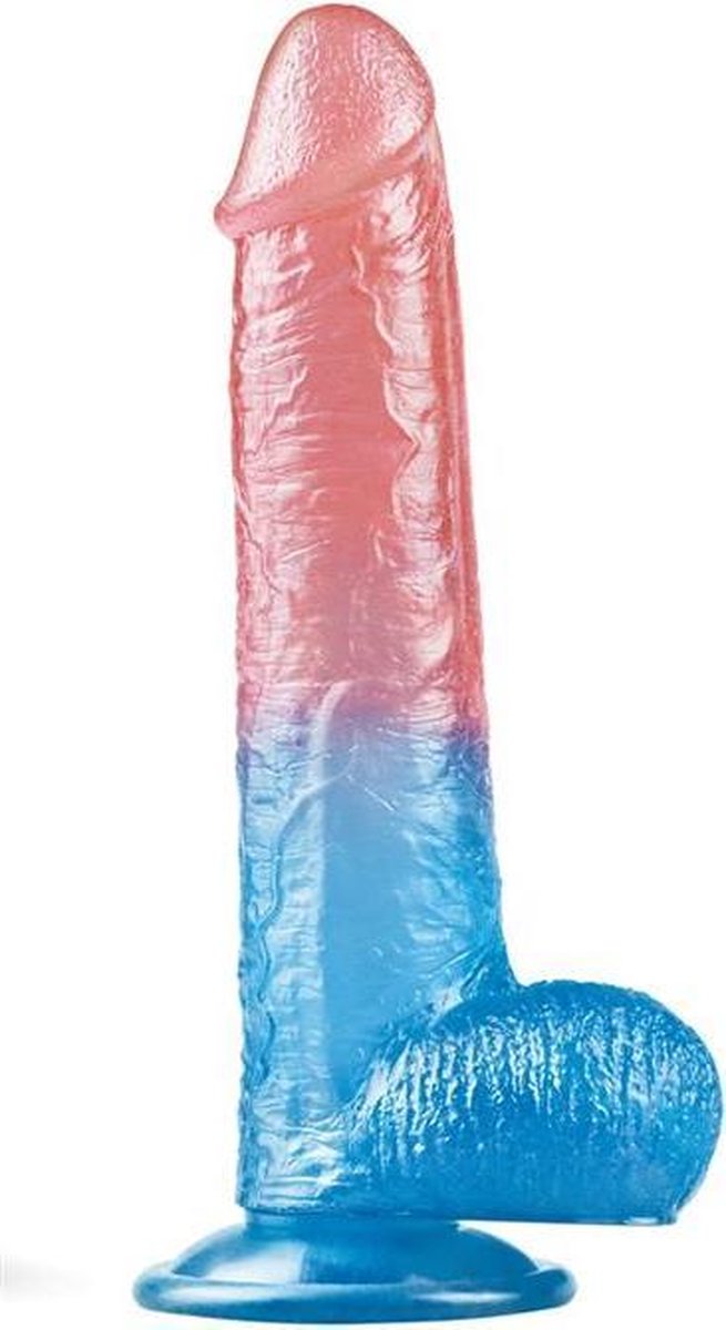 LOVETOY - Dildo Dazzle Studsv 9 Pink And Blue