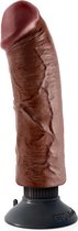 Pipedream - King Cock - Vibrating Cock - 8 Inch - Brown