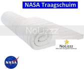 Aloe Vera - Eenpersoons Topmatras - Nasa traagschuim - 6 cm - 90x220/7