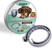 Vlooienband | voor honden | grijs | 100% natuurlijk | geur halsband | hond | voor alle rassen | geen chemicaliën| Beschermt tegen teken en vlooien | Waterproof | anti allergie | ve