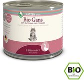 Herrmann's Bio Selection Kattenvoeding - Gans met Courgette - 200 g