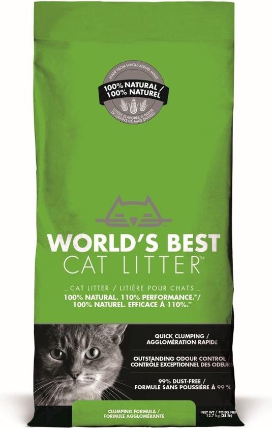 World's Best Kattenbakvulling - Clumping 12,70 kg