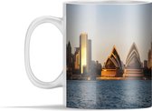 Mok - Het Sydney Opera House goudkleurig door de laagstaande zon in Australië - 350 ml - Beker