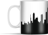 Mok - Skyline - Zwart - Wit - Chicago - 350 ml - Beker