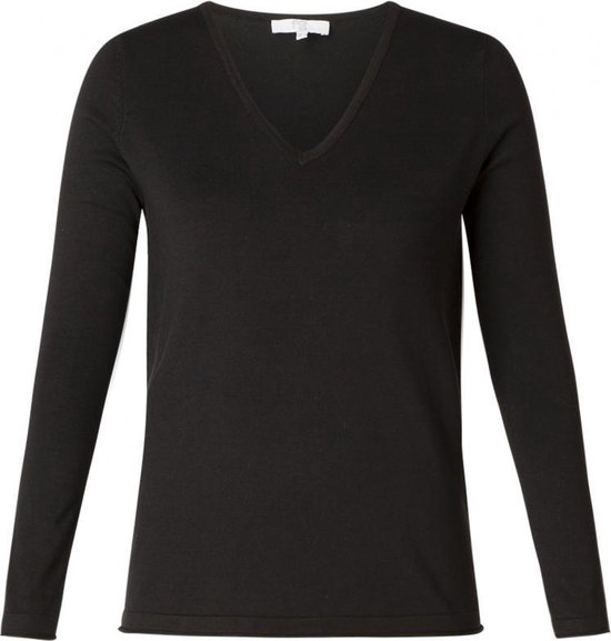 Pull BASE LEVEL CURVY Anine - Noir - taille 4 (54/56)