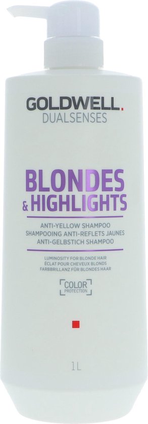 Goldwell Dual Ene Blonde & Highlight Anti-Yellow Hampoo - View #5