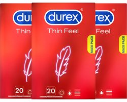 Durex Condooms Thin Feel 20st x3
