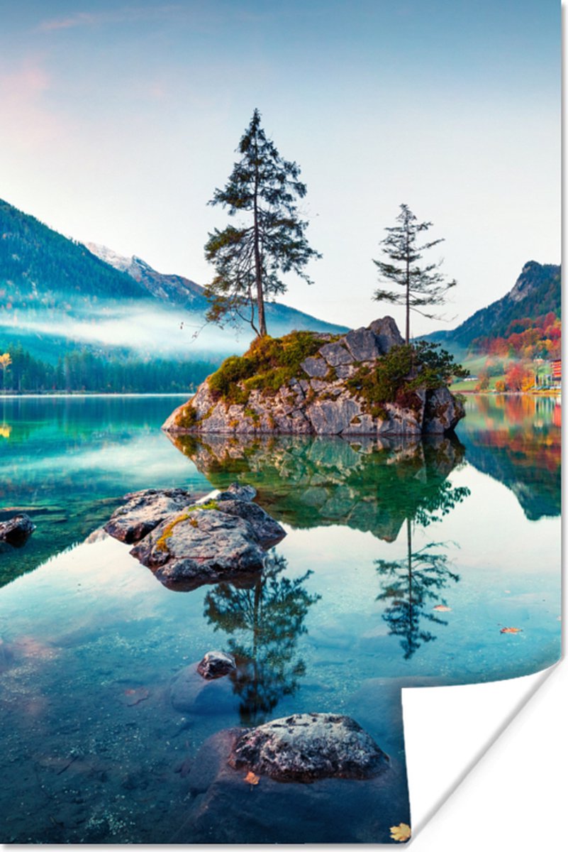 FrameYourWall® - Cadre photo avec affiche 60x90 - Hiver - Paysage