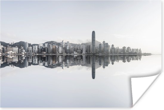 Hongkong skyline Poster - Foto print op Poster