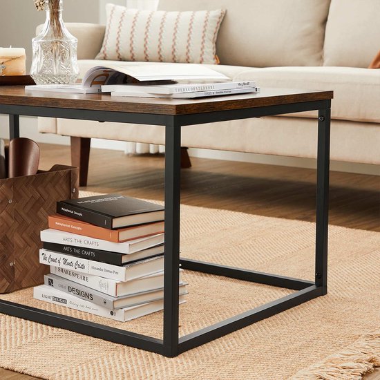e salontafel, banktafel met verborgen vak, industriële e salontafel, banktafel met verborgen vak, industriële