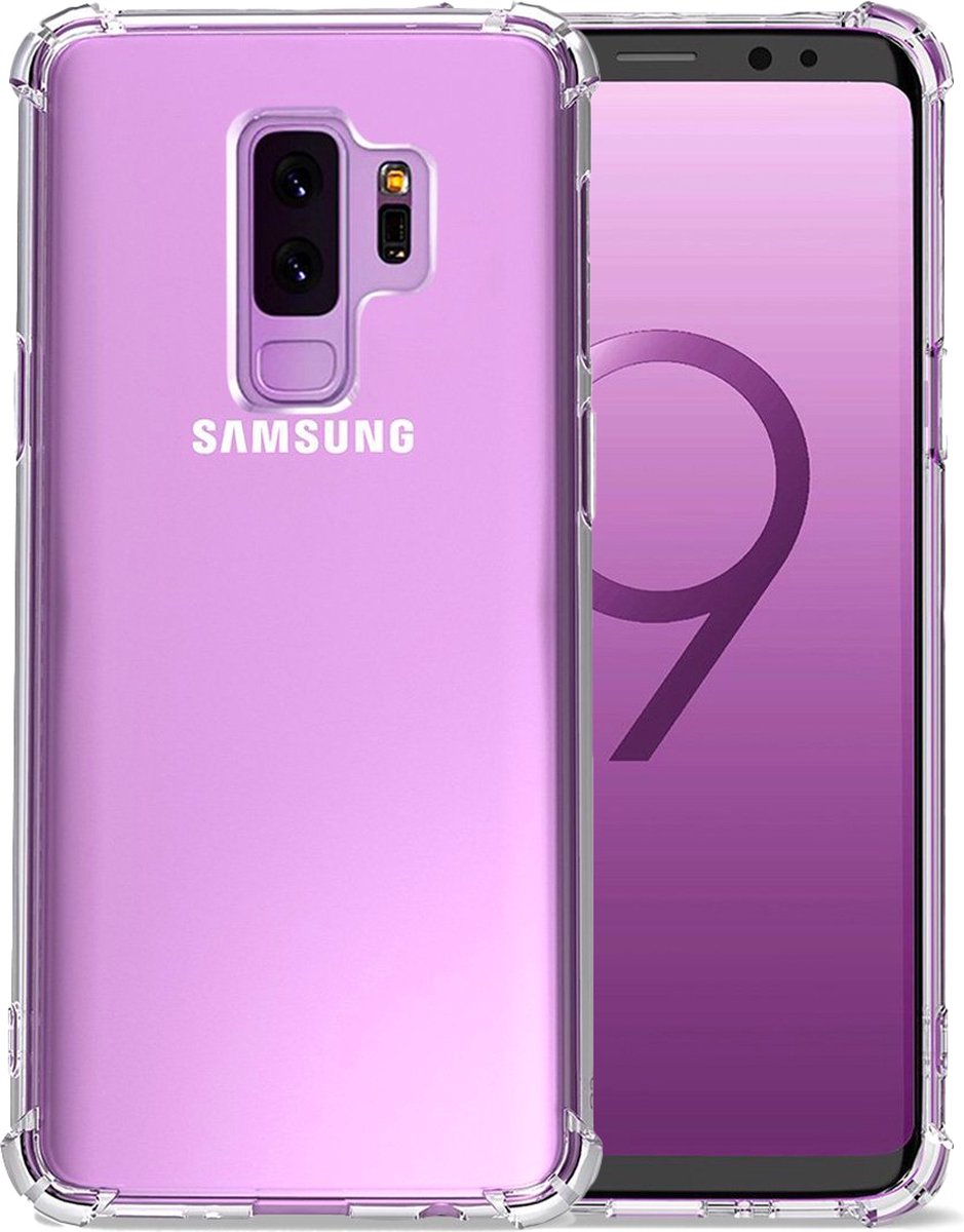 Samsung S9 Plus Hoesje Transparant Shock Proof Siliconen Hoes Case Cover - Samsung Galaxy S9 Plus Hoesje