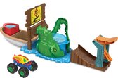 Hot Wheels Monstertrucks - Hongerig Moeras Color Shifters - Racebaan