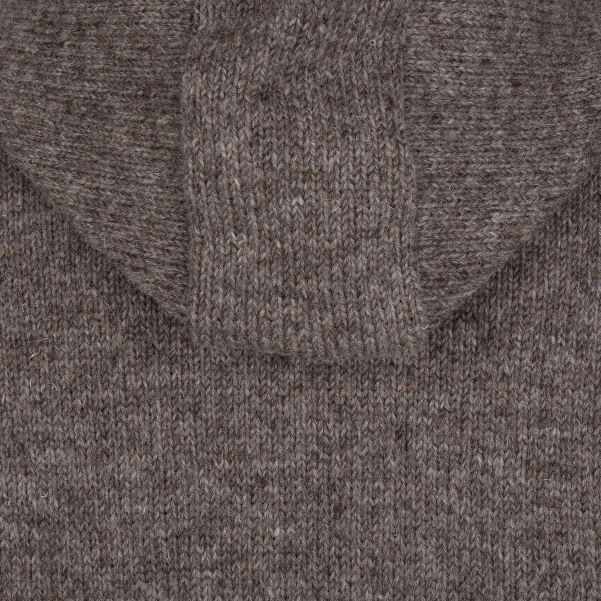 Gebreid Wollen Heren/Uni Vest van Schapenwol met Katoenen Voering en afneembare capuchon SHAKALOHA M Cruiser Ziphood Lbrown