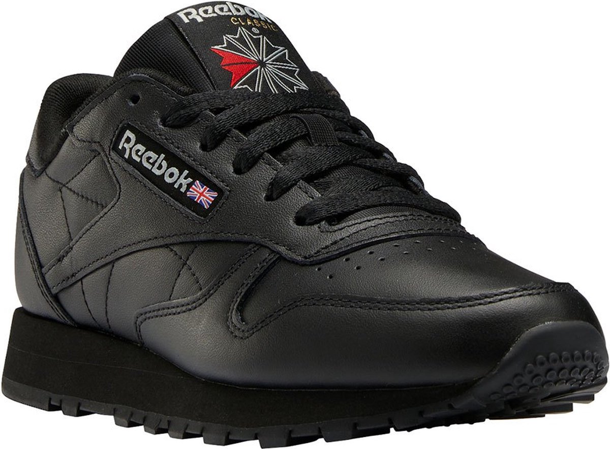 REEBOK CLASSICS Leather Sneakers - Core Black / Core Black / Pure Grey - Dames - EU 35.5