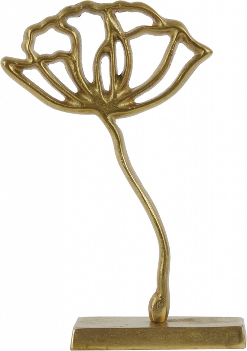 Deco Beeld Papaveru S - Metaal - - 22 x 36 x 6 cm (BxHxD)