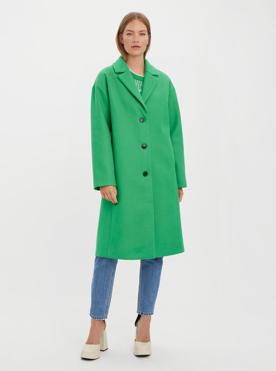 Vero Moda lange mantel groen | bol
