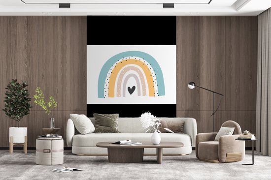 Fotobehang Regenboog Unicorn – Magisch en Kleurrijk Ontwerp