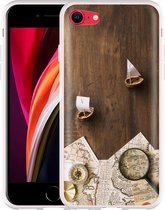 iPhone SE 2020 Hoesje Avontuur Bootjes - Designed by Cazy