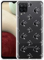 Hoesje Geschikt voor Samsung Galaxy A12 Swallows