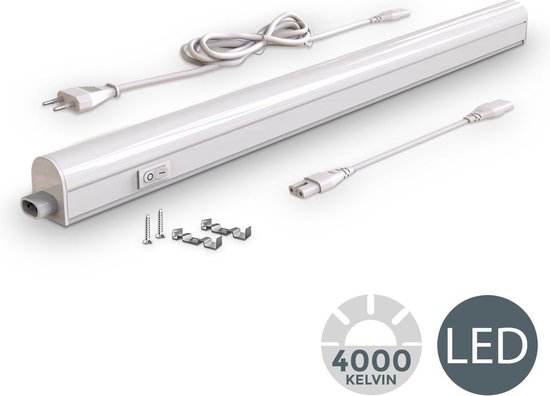 B. K. Licht led keuken onderbouwverlichting - l:573mm - neutraal wit licht - keukenlamp - kastverlichting