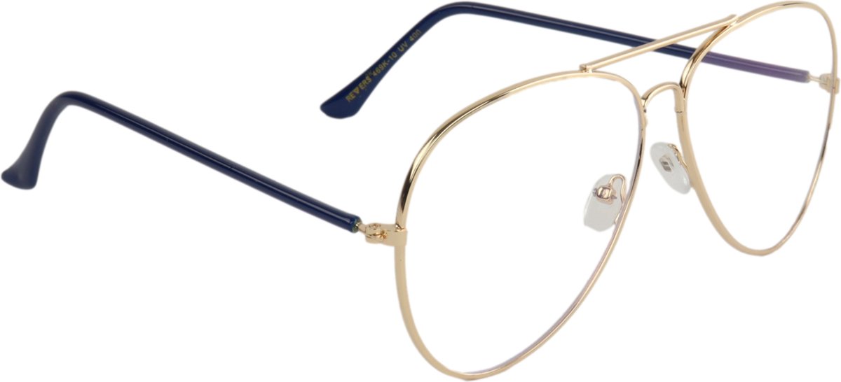 Orange85 Blue Light Pilotenbril - Montuur - Goud - Computerbril