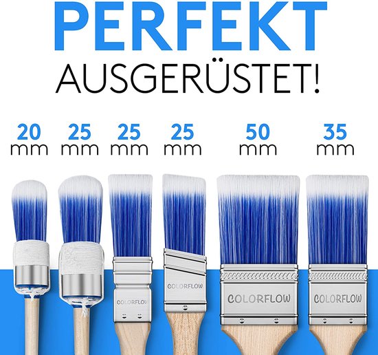 Set van Penselen Kwasten Verven Schilderen Painting Brush Set Schilderen...