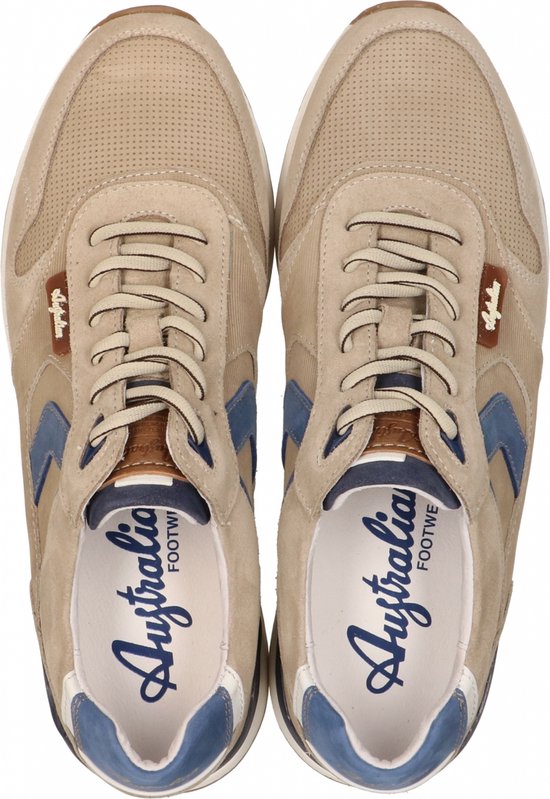 Australian Footwear Gravity Sneakers Beige Beigeblue 42